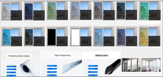 OEM ODM Building Insulation Film Decorative Privacy Window Film UV Rejection