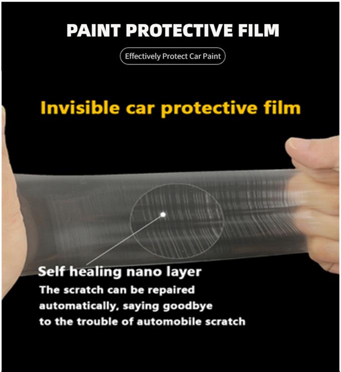 Anti Scratch TPH PVC TPU Car Paint Protection Coating Film 5 Layers 5